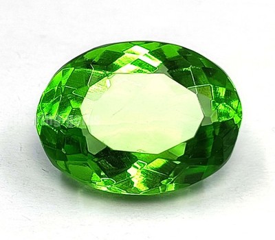 IGL Certified 16.55 Carat Natural Green Peridot Oval Cut Loose Gemstone 5ADV