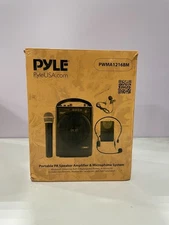 Pyle Portable PA Speaker Amplifier & Microphone System PWMA1216BM