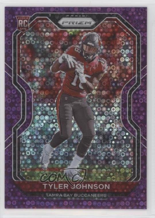 2020 Panini Prizm Rookie No Huddle Purple Prizm 18/35 Tyler Johnson #321 1g3