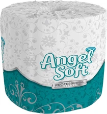 Angel Soft Toilet Paper, 16880, Bulk Case of 80 Rolls, 450 Sheets per Roll, Indi