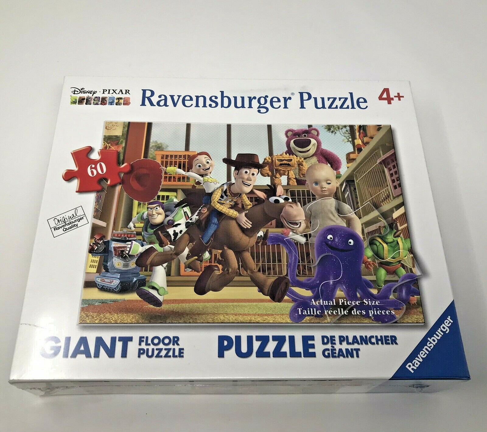 Ravensburger 60 Piece Toy Story 3 Disney Giant Floor Puzzle NIB Sealed Ages 4+