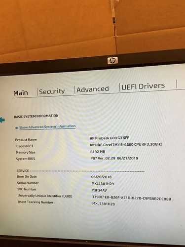Hp Prodesk 600 G3 Sff Computer i5 6600 3.30Ghz 6 th Gen Quad Core 8GB Working - Picture 10 of 14