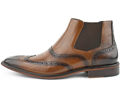 Asher Green - AG2632 - Herren Leder Slipper Budapester Chelsea Boots - Bild 19 von 36