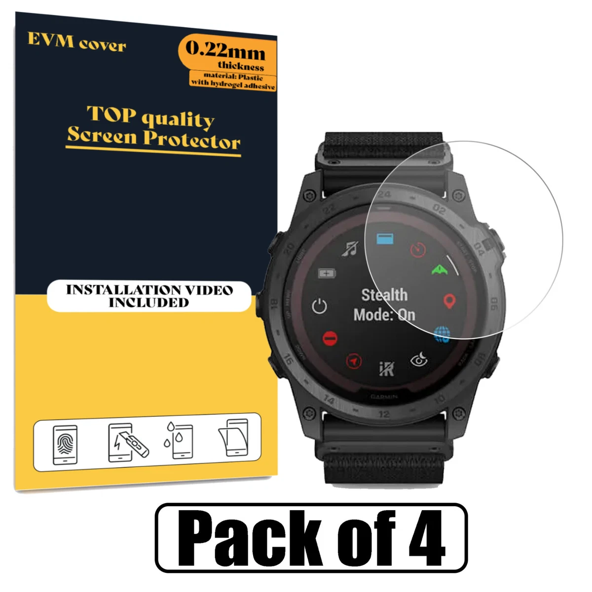 Screen Protector For Garmin tactix 7 Pro Ballistics Edition