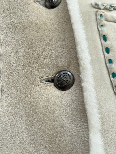 Unique Jean Charles de Castelbajac Tricot Sheepskin Coat Jacket Shearling - Picture 8 of 18