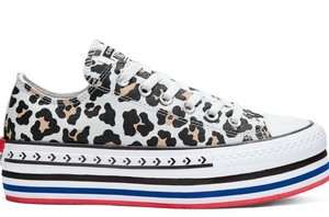 zebra print platform converse