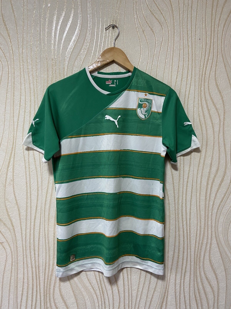 IVORY COAST 2010 2011 AWAY FOOTBALL SHIRT SOCCER JERSEY PUMA 736015 sz S MEN