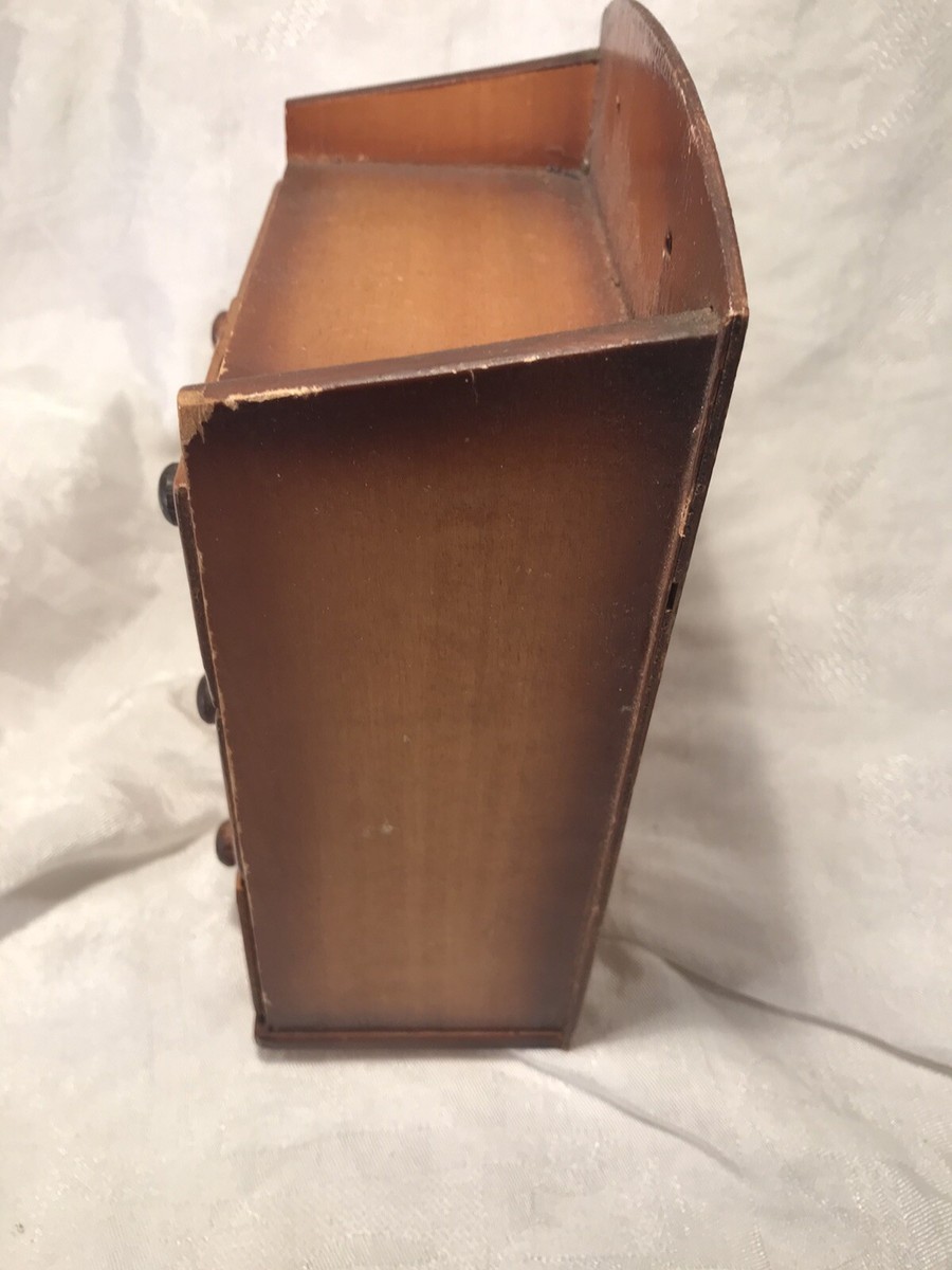 置物 chi-171219 vintage wood sewing box with drawers / Japan | eBay