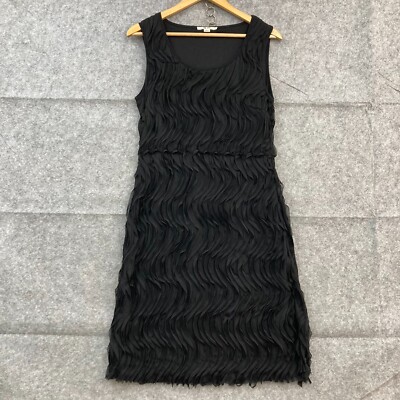 Dp Jeans Womens Dress Size 44 Black Sleeveless Lined Scoop Neck Party 37002
