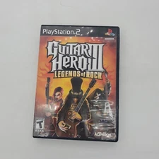 Guitar Hero III 3 Legends of Rock PS2 PlayStation 2 - No Manual Free Fast Shippi