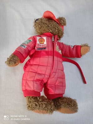 MASCOTTE PELUCHE OURS M SCHUMACHER FERRARI OMP SHELL FEDEX TIC TAC