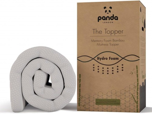 Panda Memory Foam Bamboo Mattress Topper Single Small Double Super King Bed Size - Picture 29 of 35