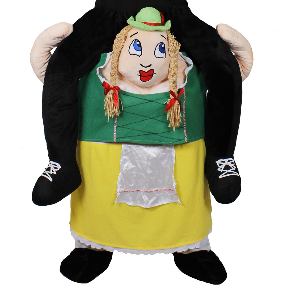 Abito Dirndl Bavarese Tedesco, Costume Da Oktoberfest, Cameriera Della - Foto 3