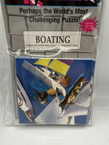 B. DAZZLE SCRAMBLE SQUARES BOATING 12"x12" PUZZLE - Picture 2 of 4