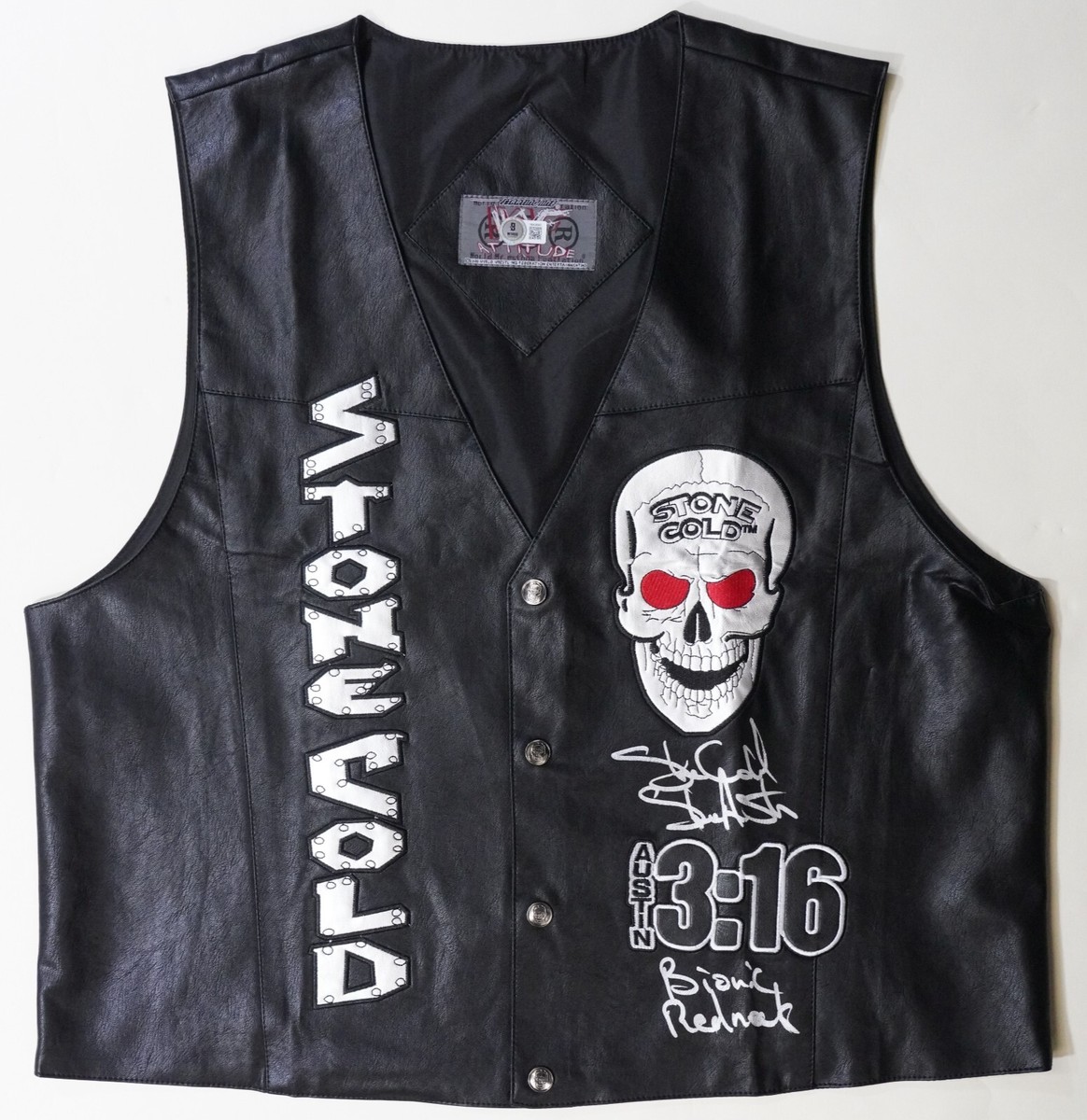 Stone Cold Steve Austin Signed Official 2000 WWF 3:16 Vest BAS COA