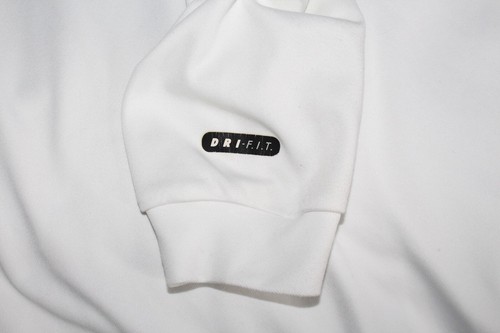 VINTAGE NIKE LONG SLEEVE TURTLE NECK WHITE TEE SHIRT 1990S XL MADE IN USA - Picture 4 of 6