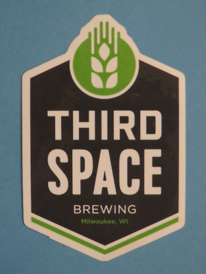 Coole Brauerei Sammelsticker ~ THIRD SPACE Brewing ~ Milwaukee, Wisconsin