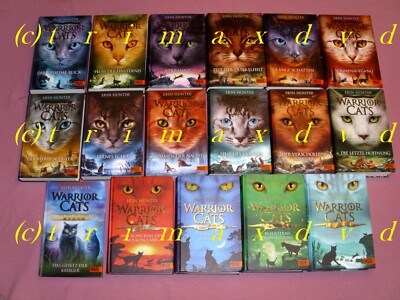 Warrior Cats 3.+4.Staffel + 5x Spec. Advent._Macht der Drei + Zeichen der Sterne