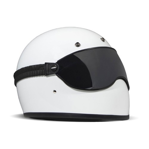 Visière élastique Universelle Dark Fumé Pour Casque Moto - Compatible Bandit, Biltwell Et Autres