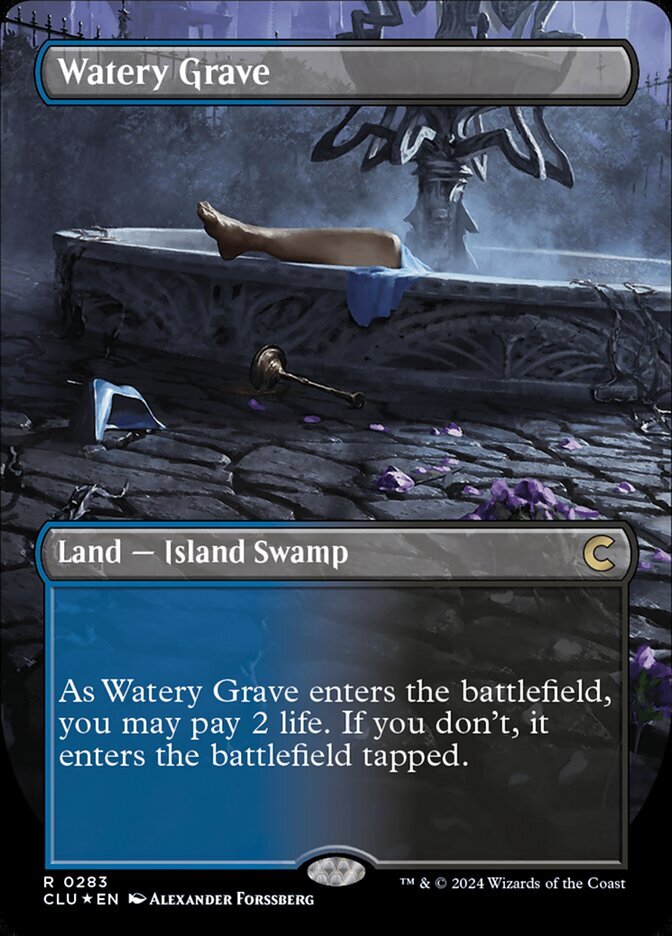 美品】MTG 湿った墓 / Watery Grave [EXP] Foil Watery Grave