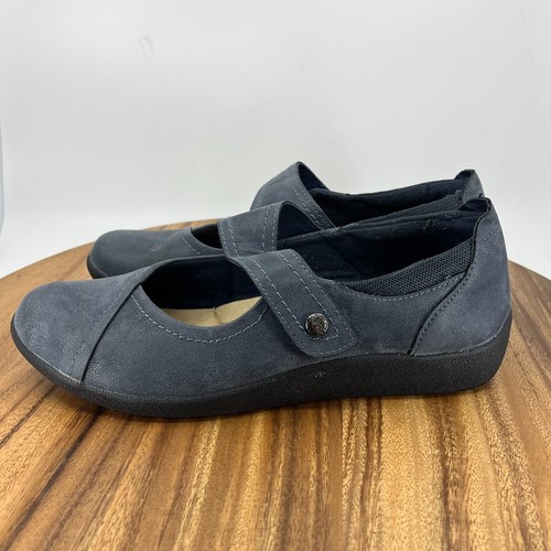 Earth Spirit Cloud Ease Womens Size 9 Shoes Blue Leather Mary Jane Strap |  eBay
