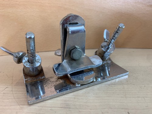 LUDWIG 60s 70s Vtg Hoop Clamp BASS DRUM ANCHOR Anti-Skid Spike Spur Cleat Part - Picture 3 of 5