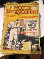 1930s Motor Engineering Magazines x 14