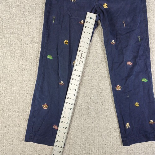 Polo Ralph Lauren Classic Fit Embroidered Chinos Men’s 30X30 Logo Preppy Navy - Picture 8 of 10
