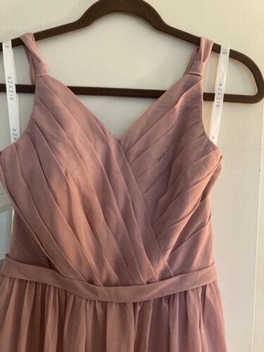 azazie bridesmaid dress Style Leanna Color Dusty Rose Size J16 - Picture 2 of 7