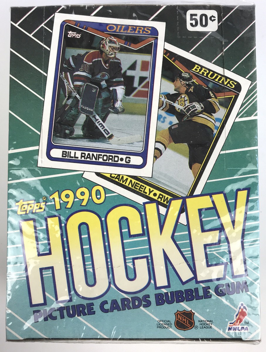 Topps 1990 Hockey Picture Cards Bubble Gum 36 Packs Unopened