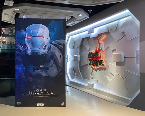 (En Stock) Hot Toys MMS530 D31 AVENGERS ENDGAME 1/6 Máquina de Guerra Mark VI Diecast