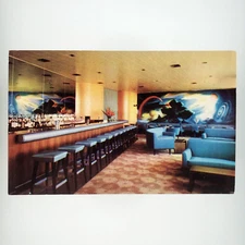 Skychef Cocktail Lounge Phoenix Postcard 1950s Sky Harbor Airport Arizona A4046