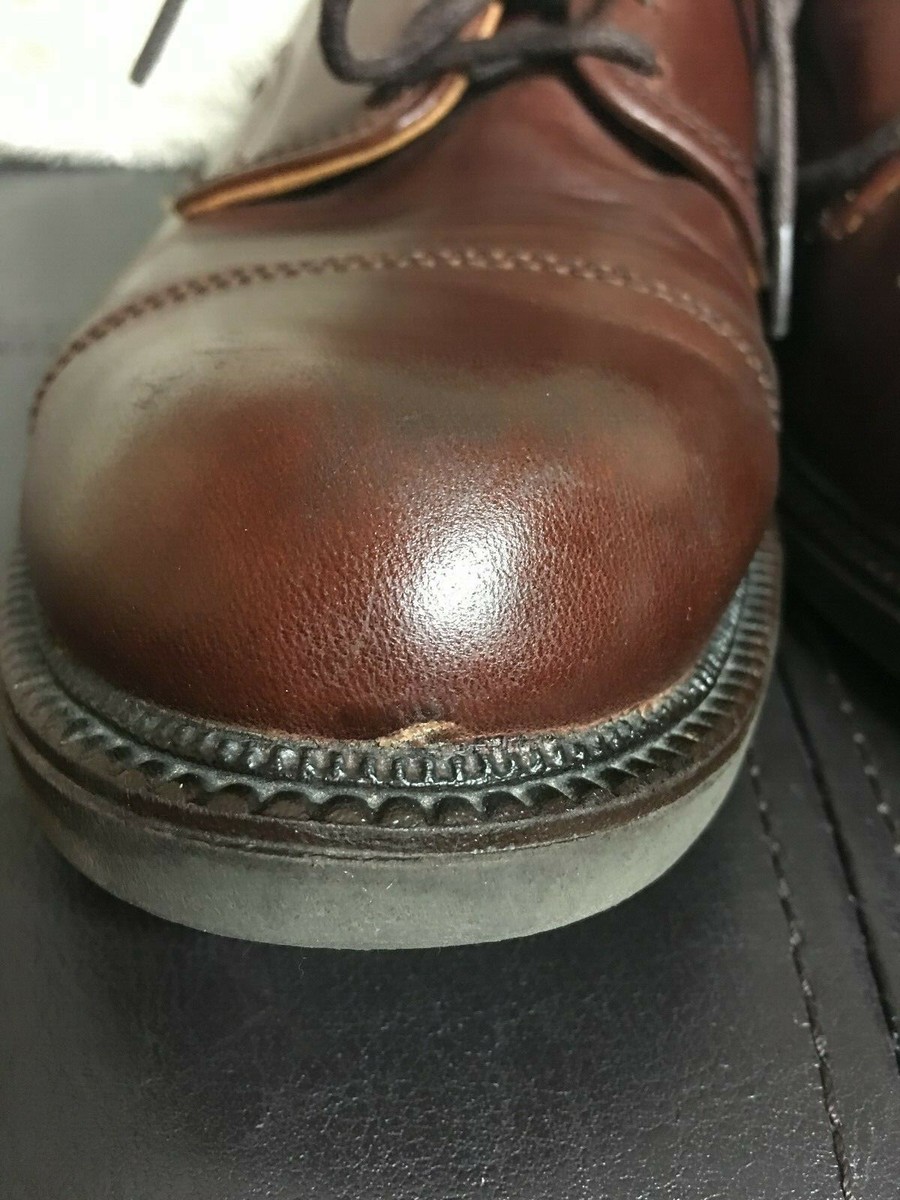 Frye Perth Brown Distressed Leather Oxford Dress Shoes Men\'s 7.5 84425 NOS W Box Frye 84425 Perth Mens Shoes Casual Brown Leather Cap Toe  main image 4