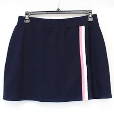 TALBOTS Plus Navy Blue Contrast Trim Mini golf tennis paddle ball Skort 3X