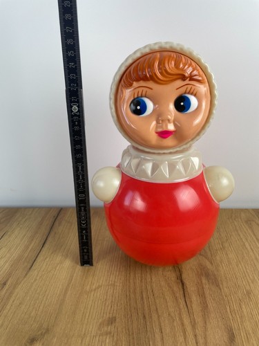 Nevalyashka Onion Tumbler USSR, Soviet roly-poly, celluloid 1970's musical sound - Picture 6 of 7