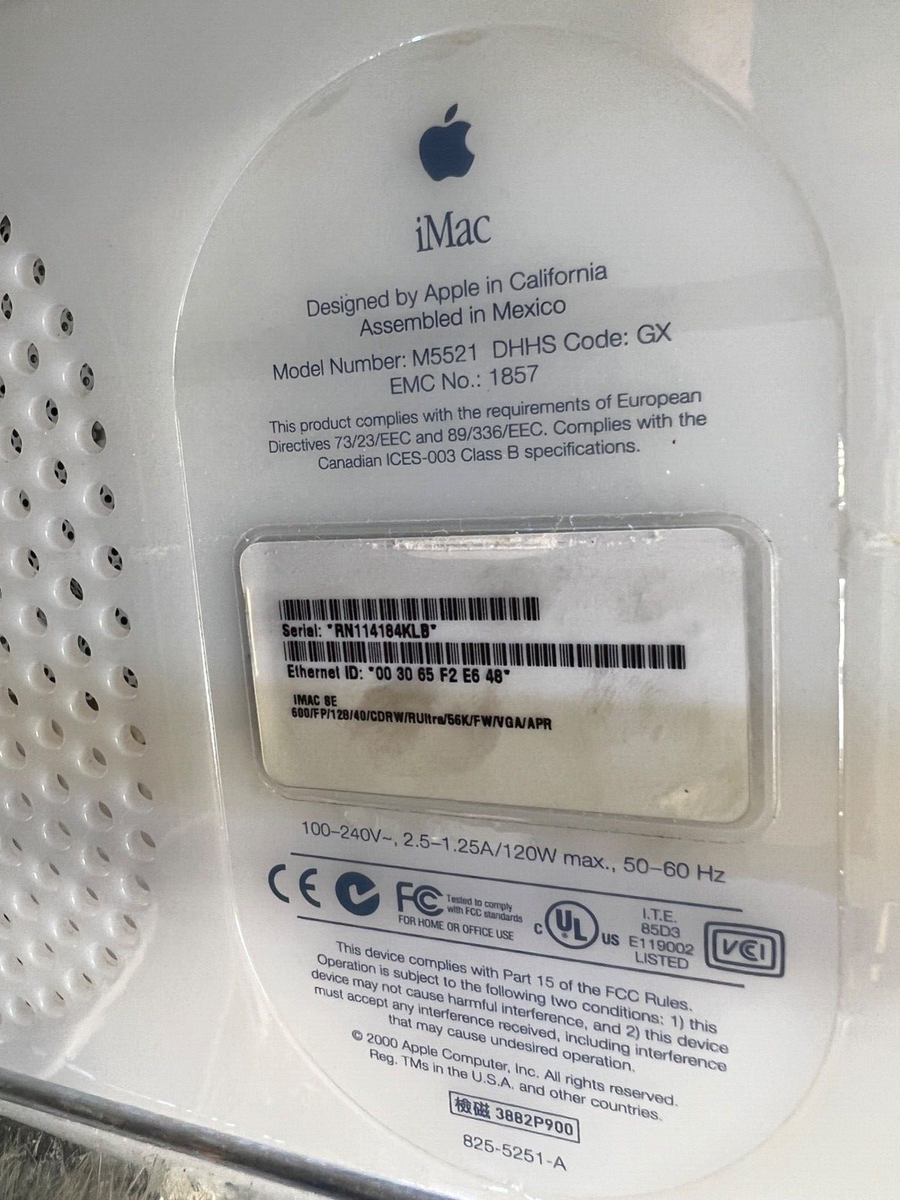 iMac G3 Flower Power-600MHZ-512mb-10GB-SUPER RARE iMac G3 Flower Power-600MHZ-512mb-10GB-SUPER RARE