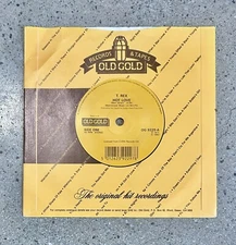 T. REX- hot love/ride a white swan 1981 UK OLD GOLD REISSUE STEREO 7" (EX COND)