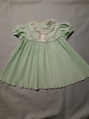 mint green baby girl dress