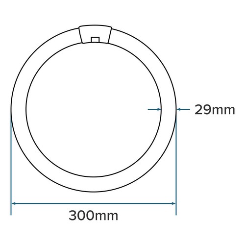Crompton 32W 40W 60W T9 runde Leuchtstoffröhre kaltweiß warmweiß - Bild 3 von 6