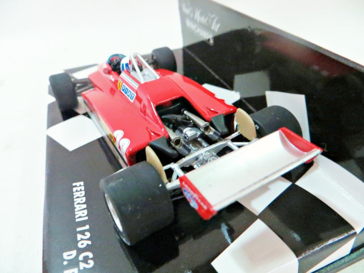 MINICHAMPS '1982 FERRARI 126 C2, D. PIRONI #28' 1:43. MIB/BOXED