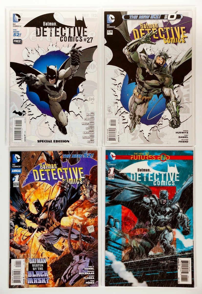 Batman Detective Comics Mixed Comic Lot (2012 & 2014 DC) #0,#27,#1