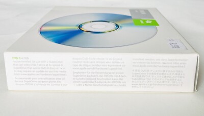 4 Vintage Apple 4x DVD-R Discs Rare Blank Media 2000s Mac