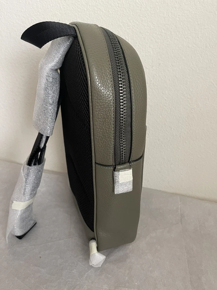 NWT COACH CA348 Metropolitan Leather Sling Bag Army Green (NORDSTROM EXCLUSIVE) - Image 3 of 4