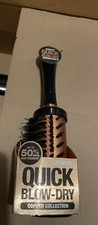 Conair Quick Blow Dry Pro Round Hair Brush Copper Collection Dual Barrel Smooth