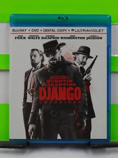 DJANGO UNCHAINED JAMIE FOXX CHRISTOPH WALTZ LEONARDO DICAPRIO 2-DISC DVD BLU RAY