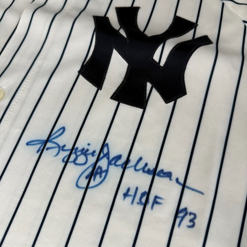 Maglia REGGIE JACKSON firmata autografata Yankees certificata JSA - Foto 2 di 5