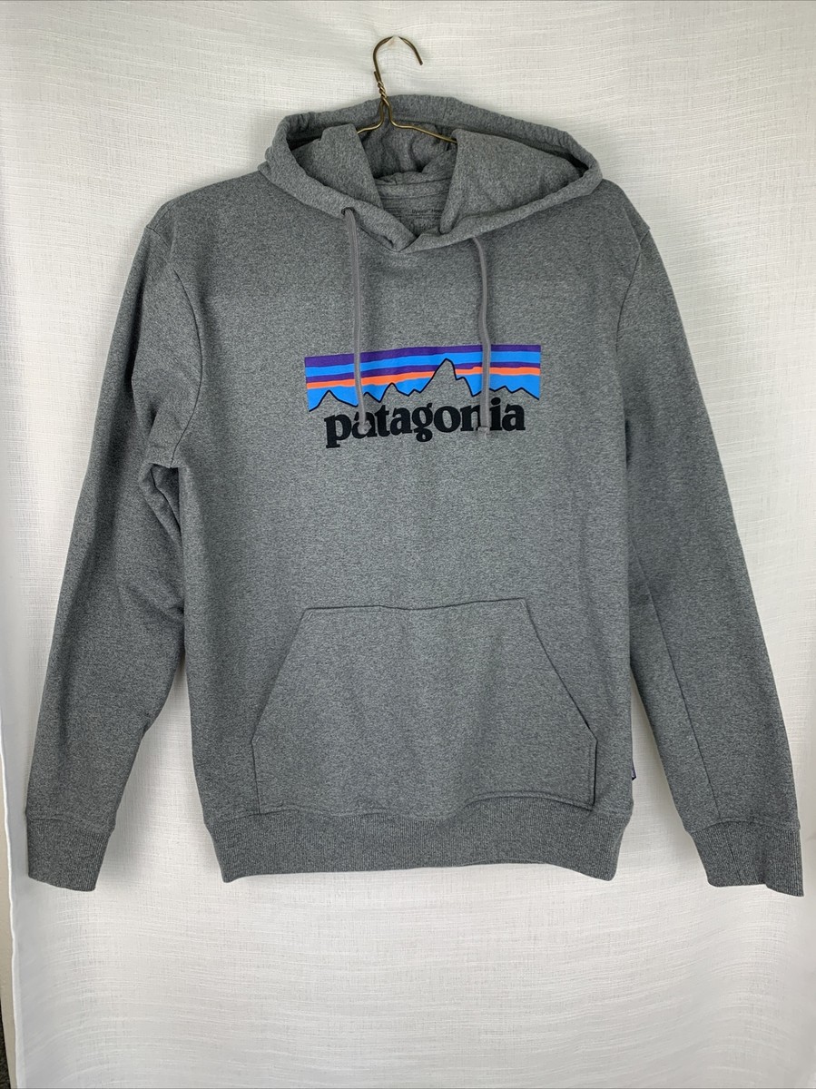 Patagonia Men's P-6 Logo Uprisal Hoody Size S-Gray | eBay