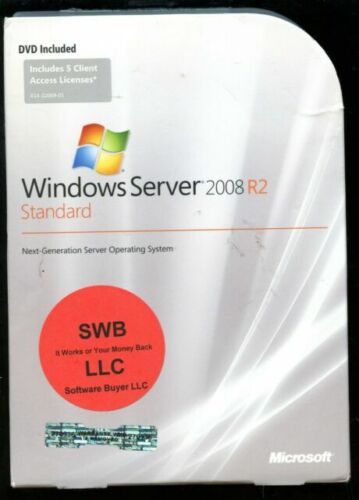 Microsoft Windows Server 2008 R2 Standard,SKU P73-04754,64-Bit,Full Retail,5 CAL 882224837637 | eBay Microsoft Windows Server 2008 R2 Standard,SKU P73-04754,64-Bit,Full Retail,5 CAL 882224837637 | eBay