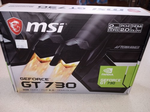 MSI GeForce GT 730 2GB DDR3 Graphics Card - Afterburner