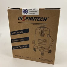 Inspiritech Self Leveling 360 Green Laser Leveler Kit Cross line